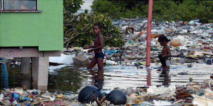 inondations dans les îles tuvalu